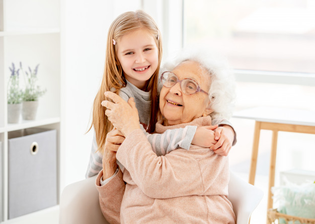 lovely granny with granddaughter 156881 2655