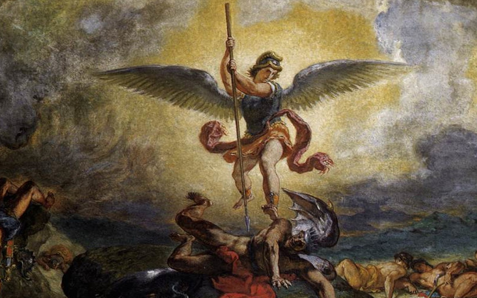 Тинторетто битва Архангела Михаила с сатаной