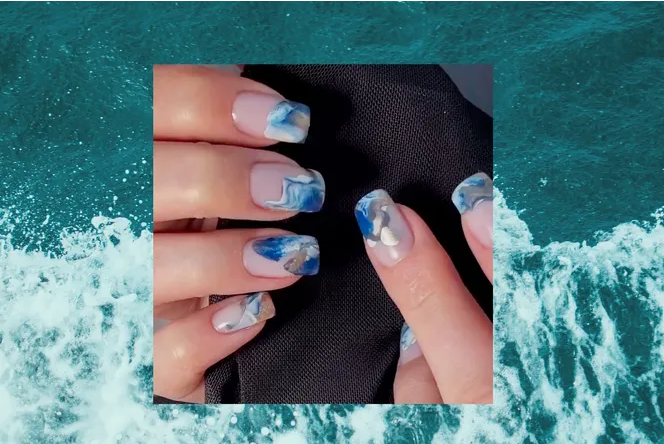 Искусство волны на ваших ногтях: как сделать красивый «морской» маникюр