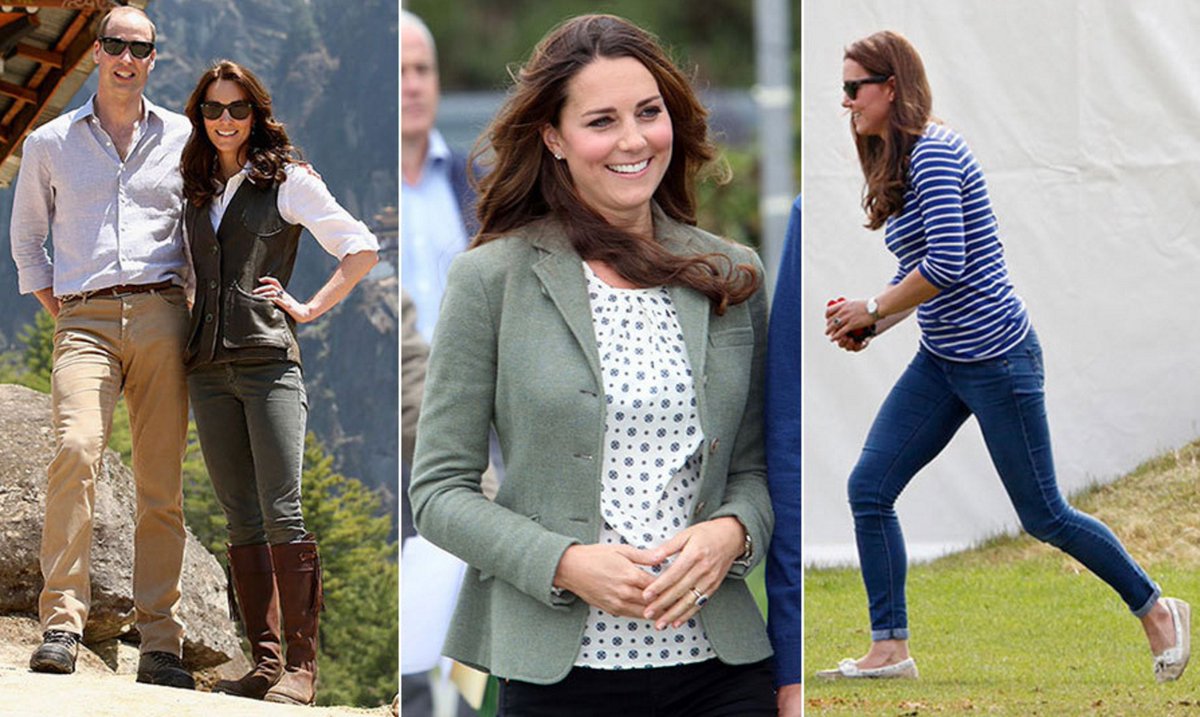 Повседневный стиль Кейт Миддлтон: какие бренды одежды, обуви и украшений предпочитает принцесса Уэльская