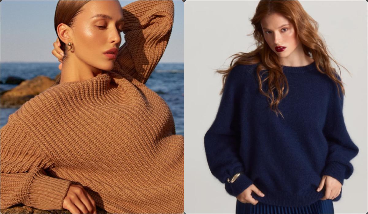 в моде свитера в духе богемы 60-х и эстетики 2000-х