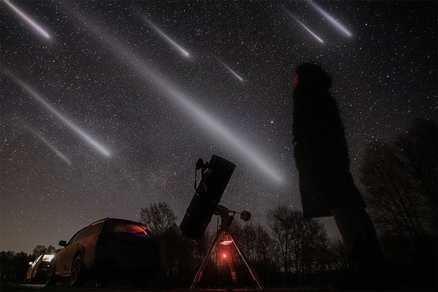 Метеорный поток Леониды 2025