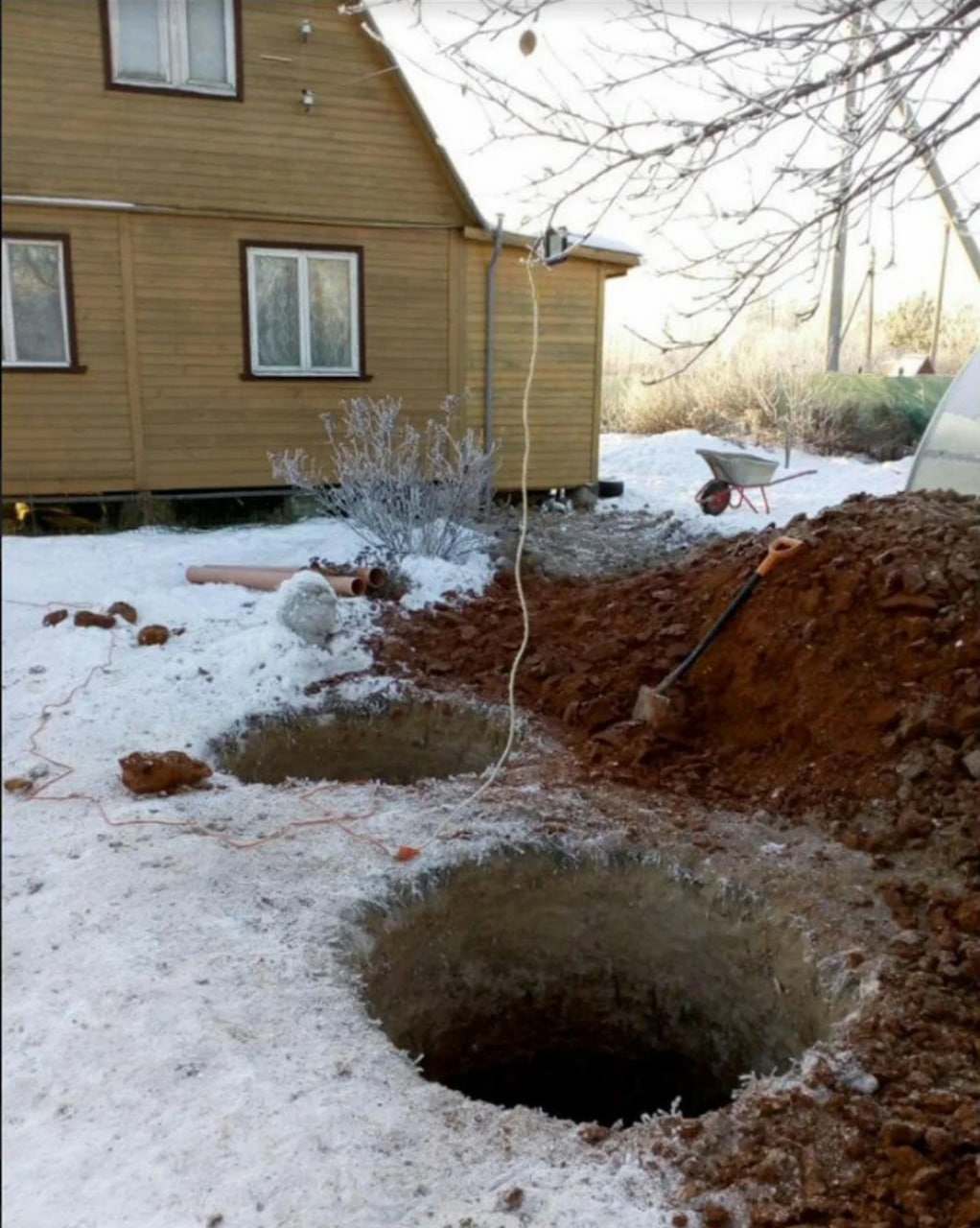 это средство отлично почистит выгребную яму даже зимой