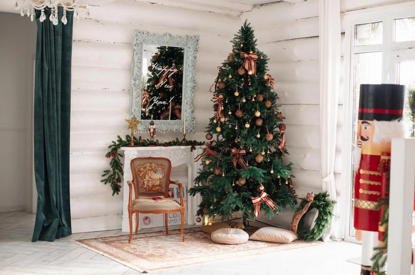 Идеи декора для каждой комнаты на Новый 2026 год