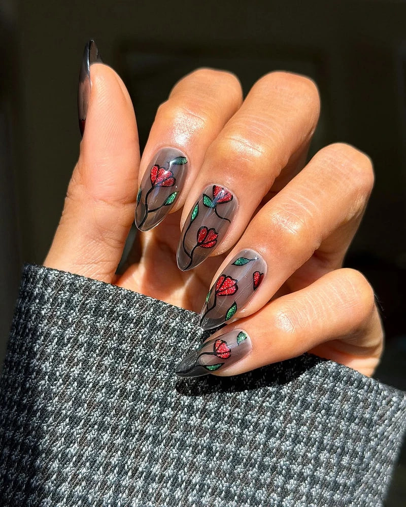 Зимний маникюр 2026