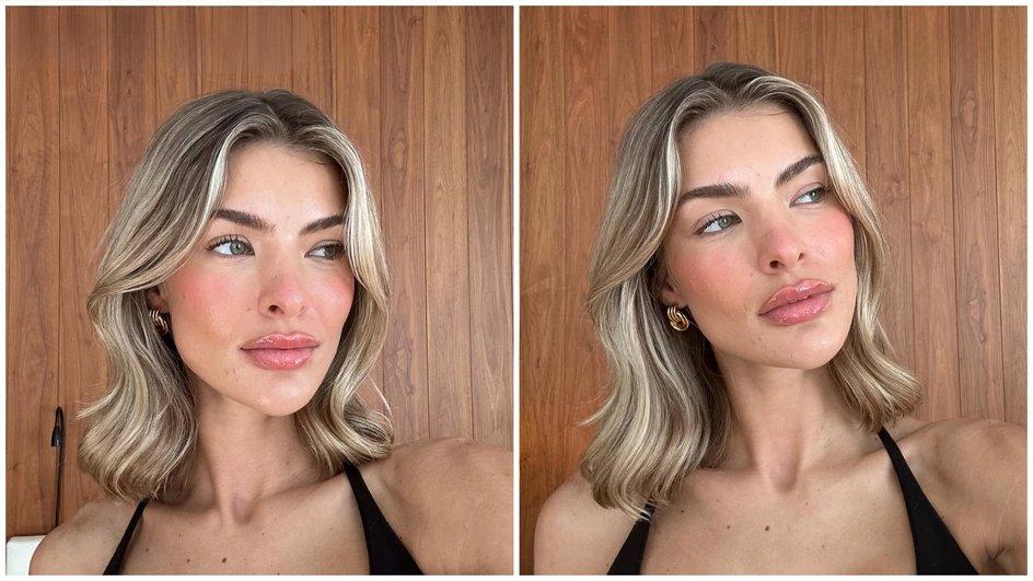 Эффект пудровых губ