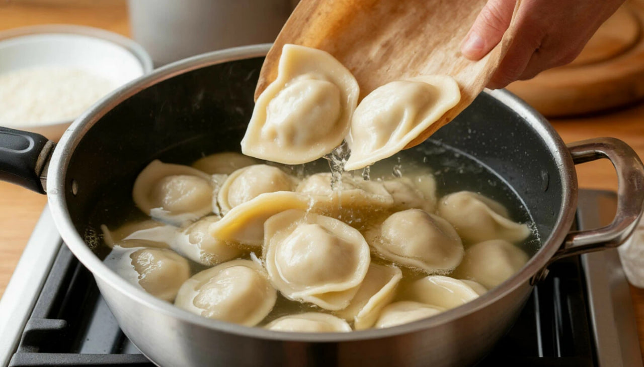 Почему пельмени нельзя бросать в кипяток