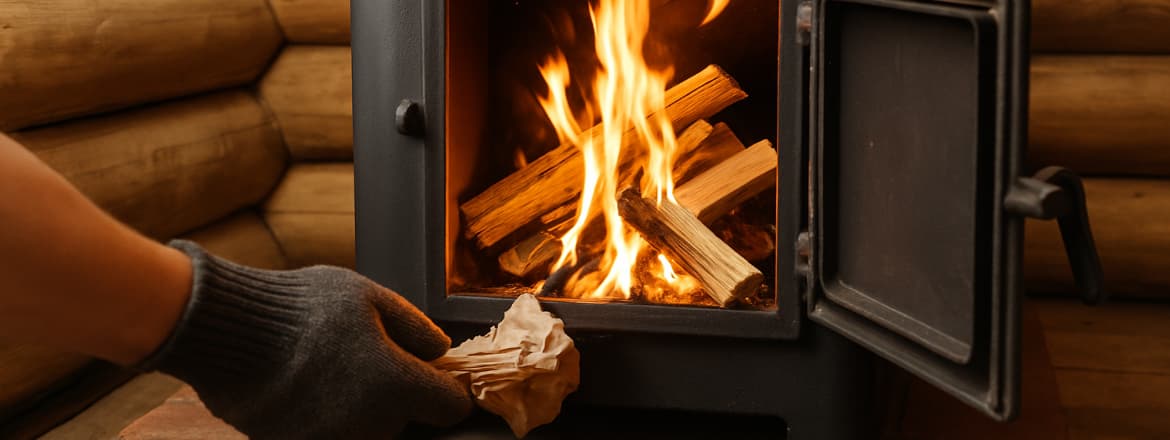 Зимой печь для многих становится настоящим спасением. Она согревает дом, создает уют и помогает пережить самые холодные дни. Но нередко возникает проблема: дров уходит много, поленья прогорают слишком быстро, а желаемого тепла все равно не хватает. В итоге приходится постоянно подбрасывать топливо и тратить лишние деньги. На самом деле есть простой способ сделать так, чтобы дрова горели намного дольше и отдавали максимум жара. И дело здесь не в «волшебных пропитках», а в правильном выборе дров и грамотной закладке. Почему дрова быстро сгорают и не дают тепла Многие сталкивались с ситуацией: печь полна дров, огонь яркий, а в доме по-прежнему прохладно. Причина чаще всего кроется в двух вещах — породе дерева и неправильной технике розжига. Если не учитывать эти нюансы, даже большая охапка поленьев может сгореть впустую, отправив все тепло прямо в дымоход. Какие дрова горят дольше и греют сильнее Первое, на что стоит обратить внимание, — это порода дерева. Именно от нее зависит скорость горения и теплоотдача. Акация, ясень, слива — плотные породы, которые долго тлеют и дают устойчивый, сильный жар. Яблоня, дуб, береза, груша, бук, клен — «золотая середина»: горят ровно и хорошо прогревают помещение. Сосна, ель, осина, тополь, липа, ива — быстро вспыхивают и так же быстро прогорают, отдавая меньше тепла. Если дрова в печи плохо держат жар, возможно, проблема именно в выбранной породе. Главная ошибка при закладке дров Большинство людей топят печь по привычной схеме: складывают поленья кучей, кладут в центр бумагу или газету и поджигают снизу. Это кажется логичным, но именно такой способ заставляет дрова сгорать слишком быстро, а тепло — «улетать» в трубу. Секрет закладки, при которой дрова горят в разы дольше Чтобы печь работала эффективно, действуйте иначе: На дно печи уложите 3–4 сухих толстых полена как можно плотнее. В середину поместите дрова среднего размера. Сверху выложите самые тонкие поленья, щепки или бересту. Поджигать такую закладку нужно сверху, а не снизу. Огонь будет постепенно опускаться вниз: сначала сгорят щепки, затем средние поленья и только потом крупные. Какой результат вы получите При таком способе топки: дрова горят 3–5 часов без дополнительной подкладки; поленья прогорают полностью, без лишнего дыма; тепло распределяется равномерно и остается в доме, а не уходит в дымоход; одной охапки хватает в несколько раз дольше, чем при обычной растопке. Попробовав этот метод хотя бы один раз, вы сразу заметите разницу. Печь будет греть ощутимо сильнее, а расход дров сократится почти вдвое — без лишних затрат и сложных хитростей.