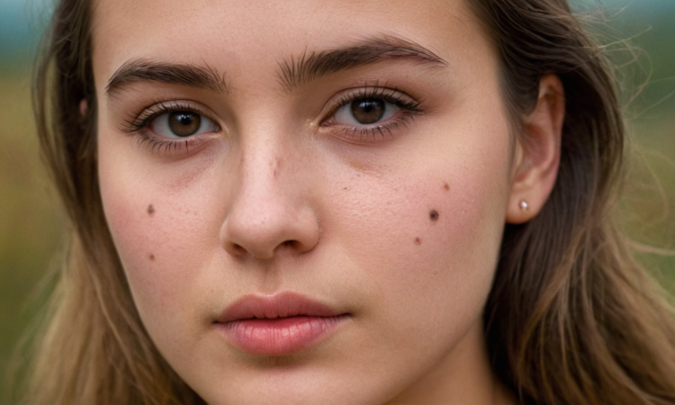 Что означает родинка на правой и левой стороне лица