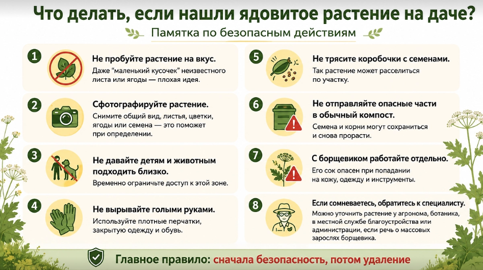 14 смертельно ядовитых растений на даче