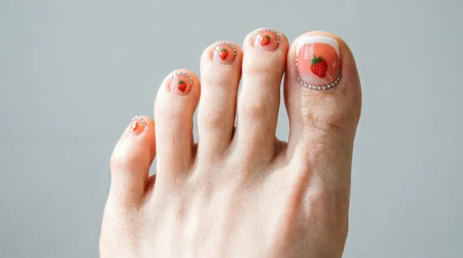 Фруктовый педикюр 2026