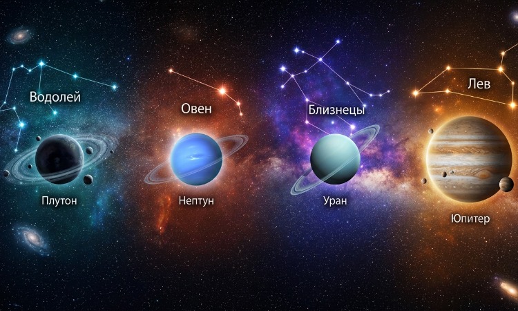 Космическое выравнивание планет и изменения