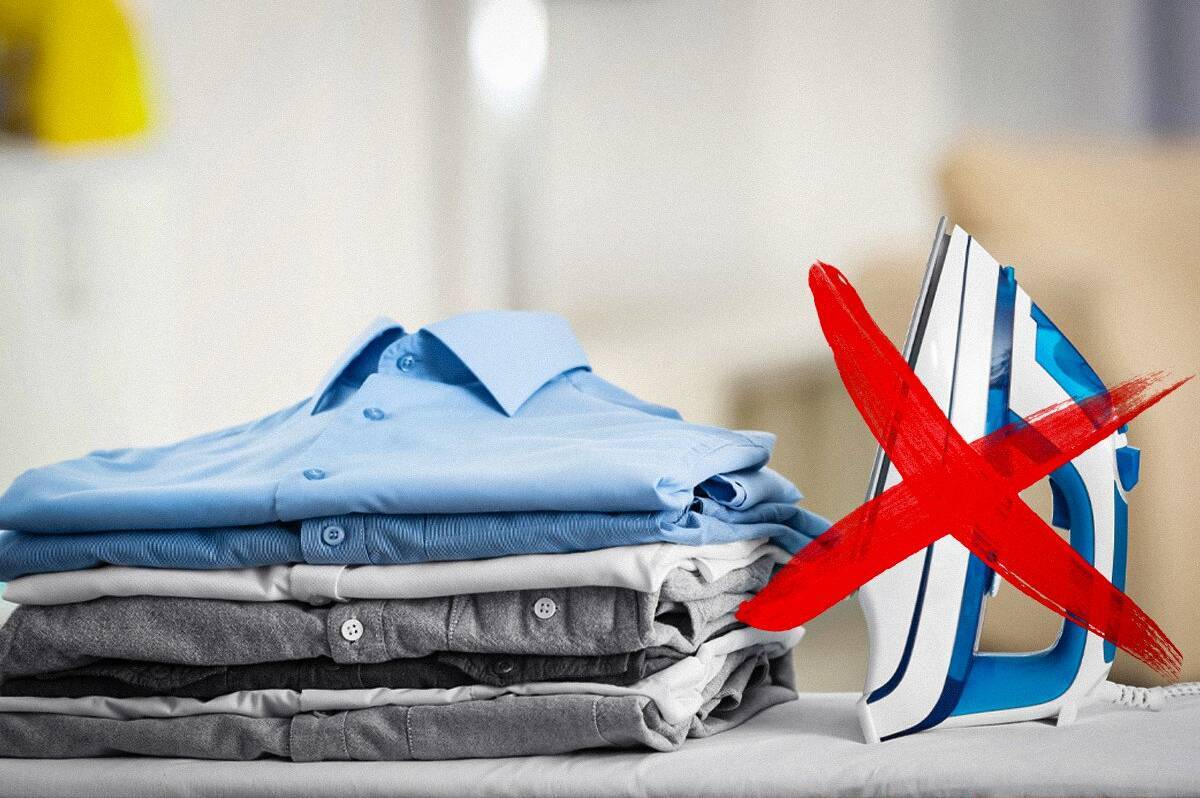 Как привести одежду в порядок без утюга